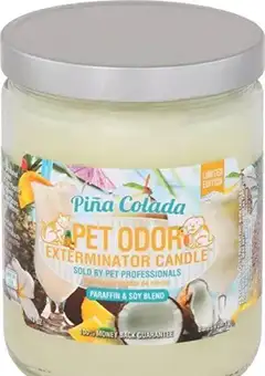 Pet Odor Candles with different scents